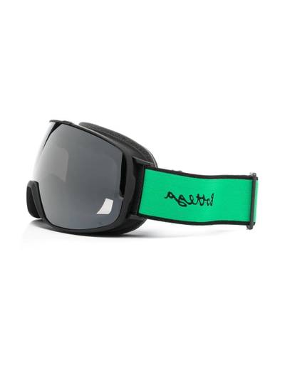 Bottega Veneta logo-strap ski goggles outlook