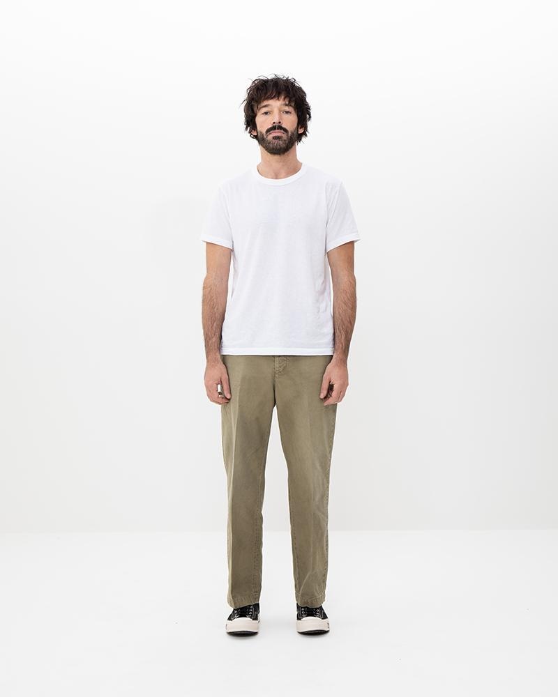 FIELD CHINO PANTS DMGD KHAKI - 3