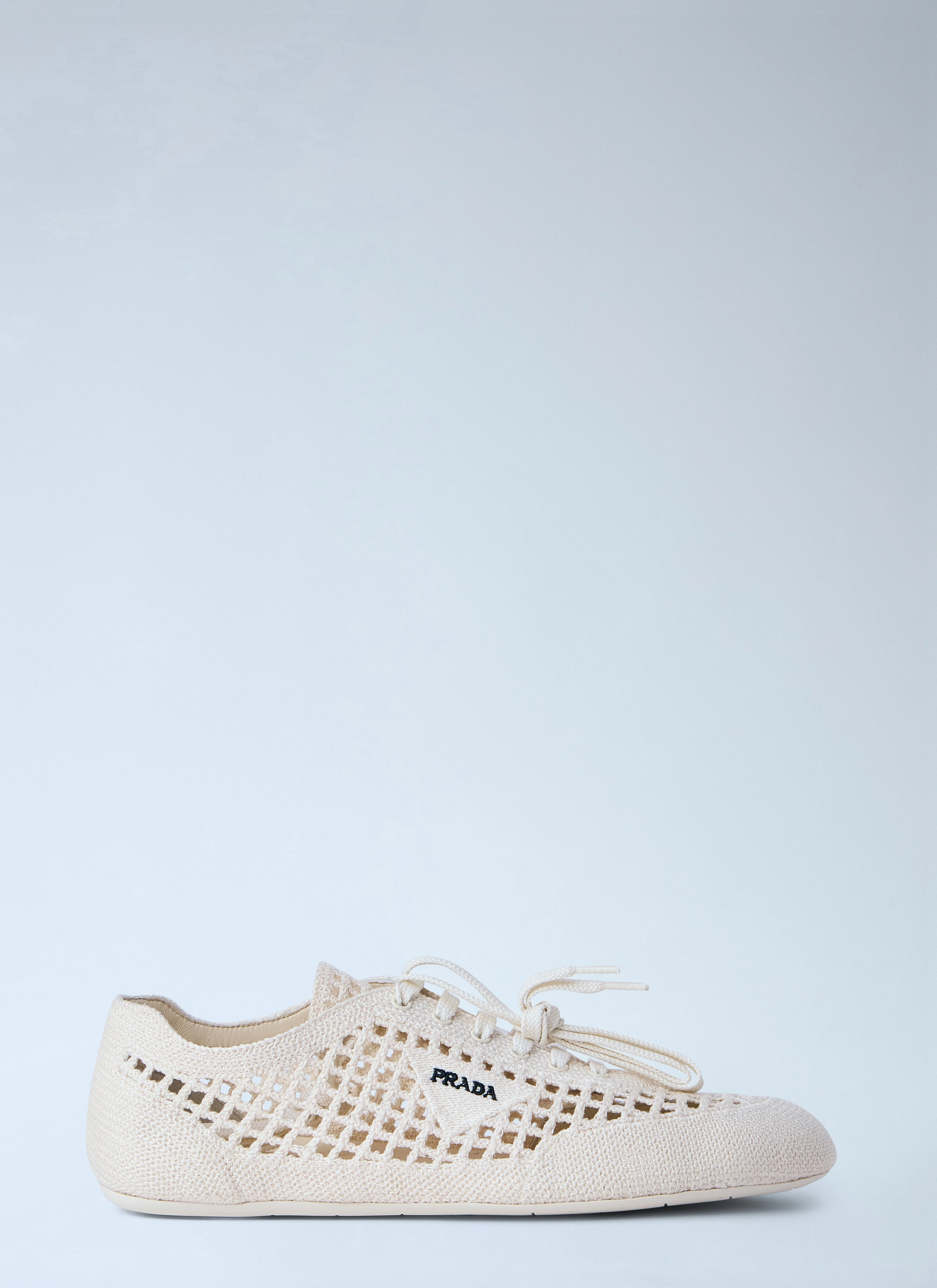 Prada Women Collapse Crochet Sneakers - 1