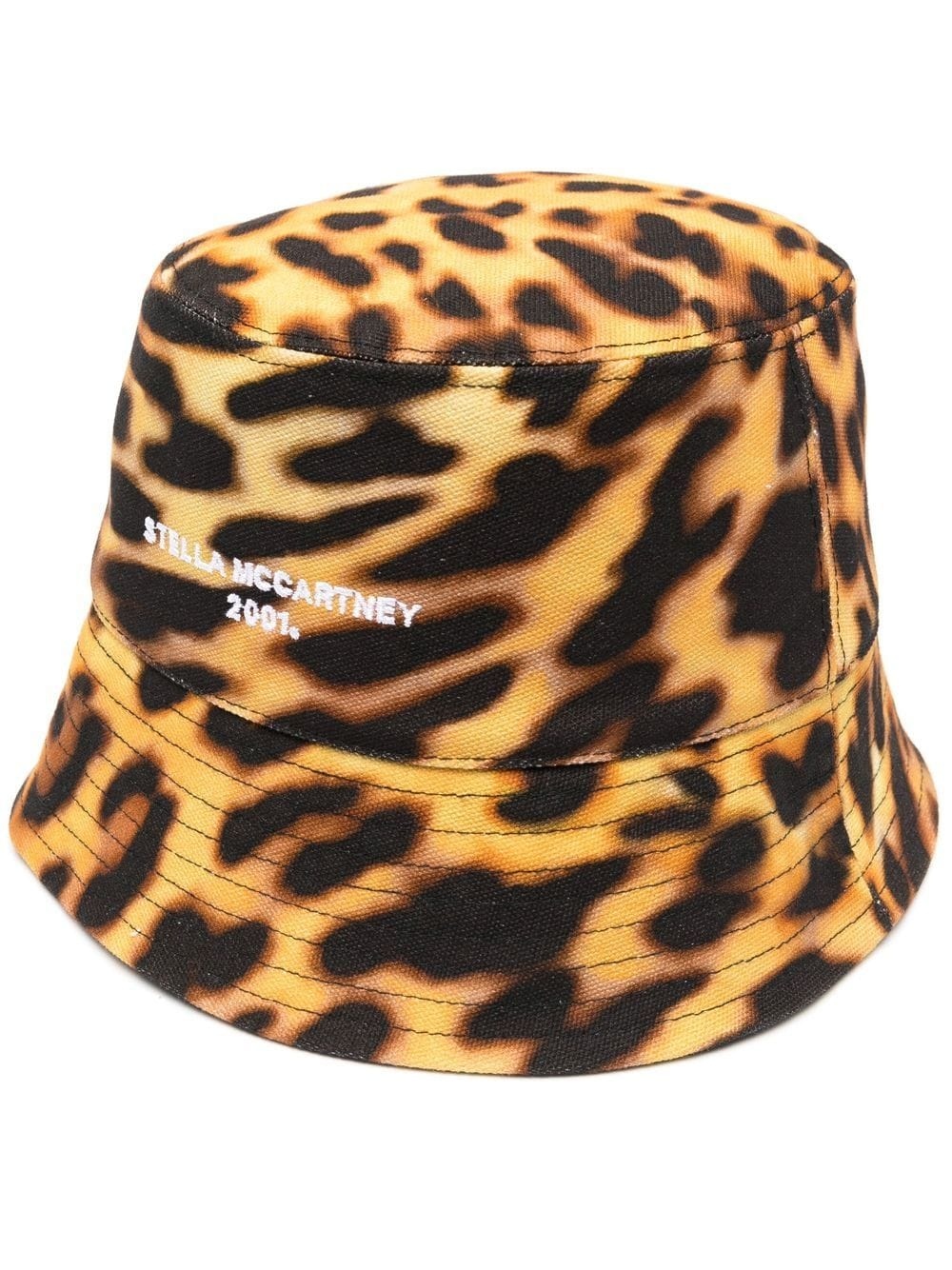 leopard-print bucket hat - 1