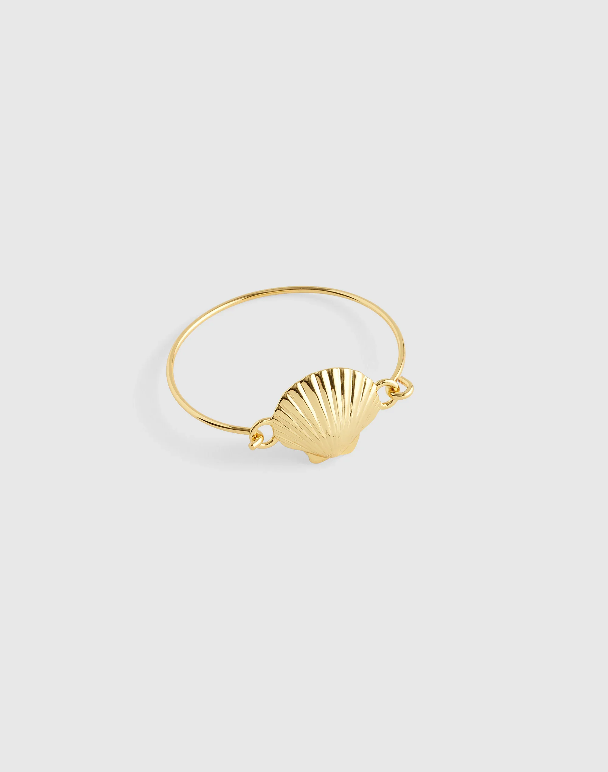 Shell Wire Bangle - 1