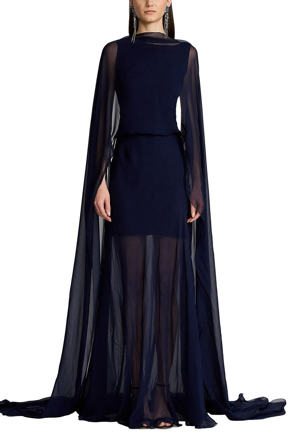 Dylon Washed Chiffon Evening Dress - 2