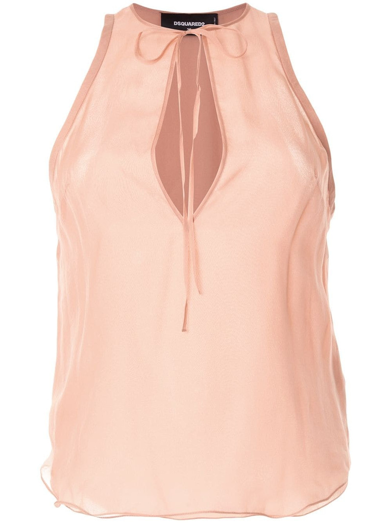 sleeveless silk blouse 1