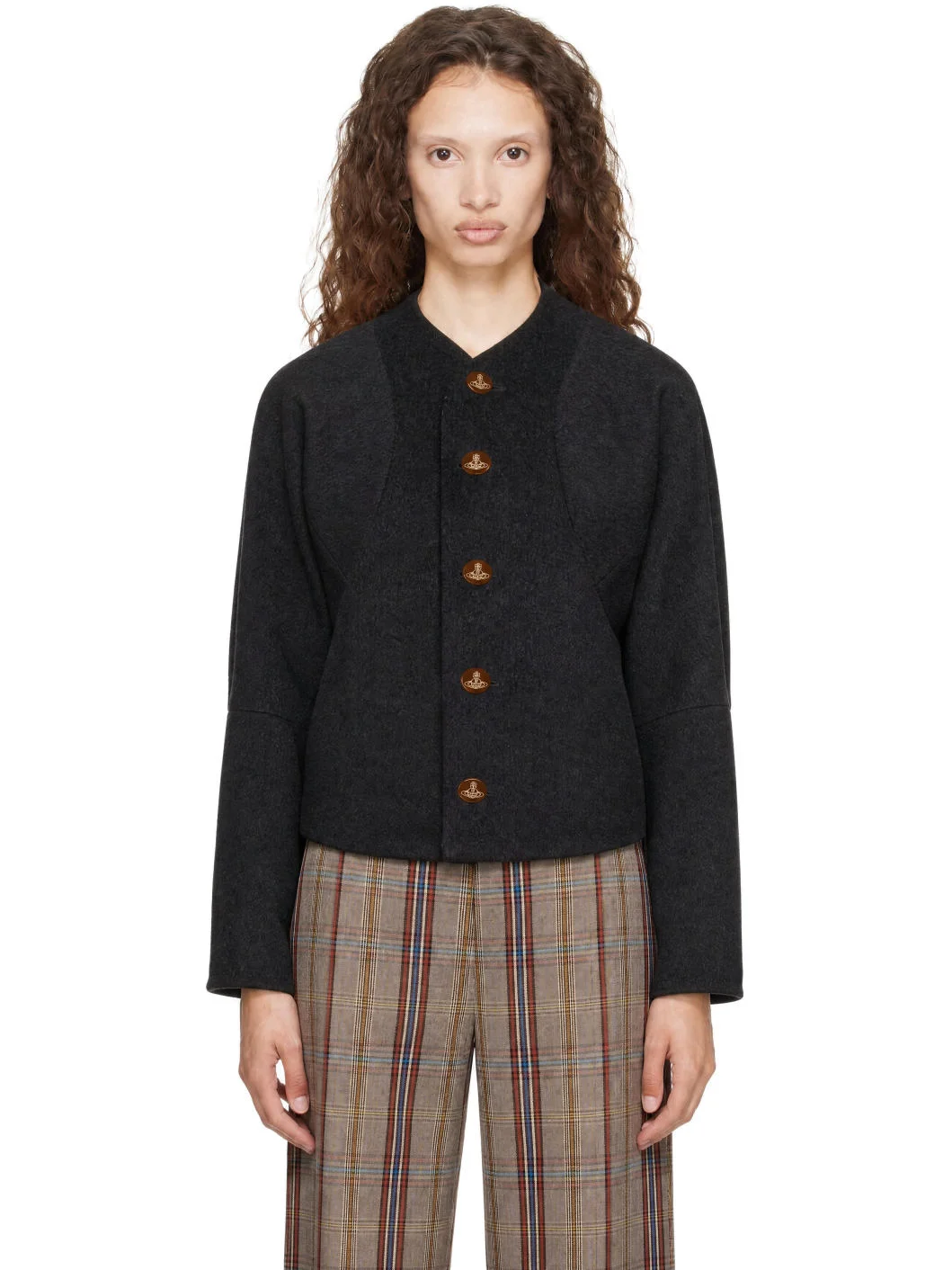 Gray Pourpoint Jacket - 1