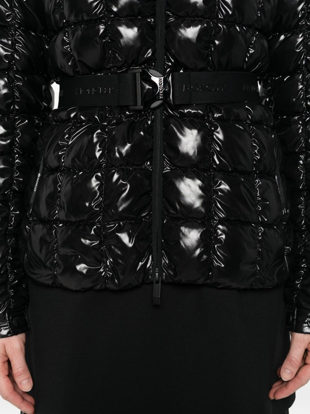 Eynard quilted belted jacket - 5