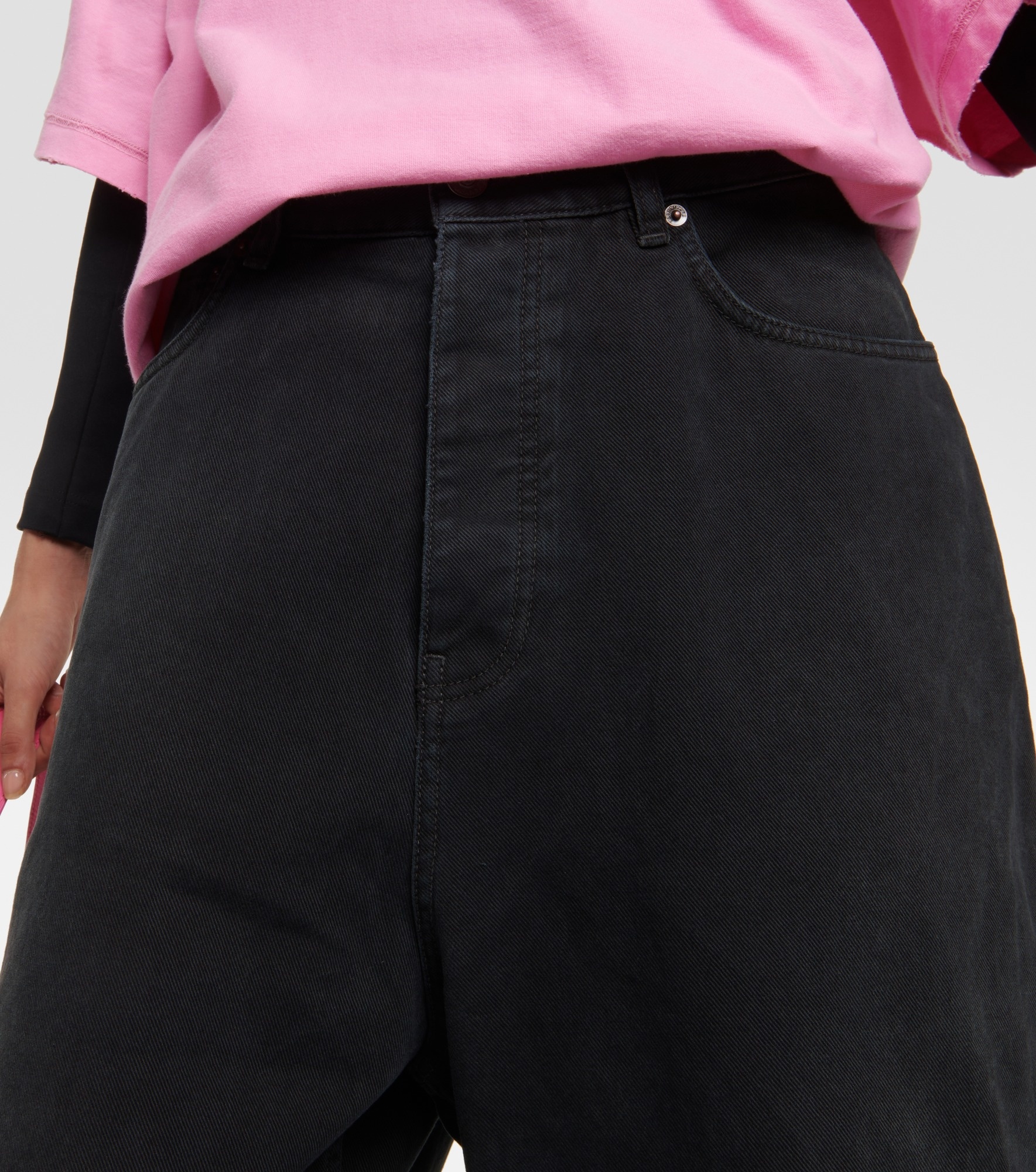 High-rise wide-leg jeans - 4