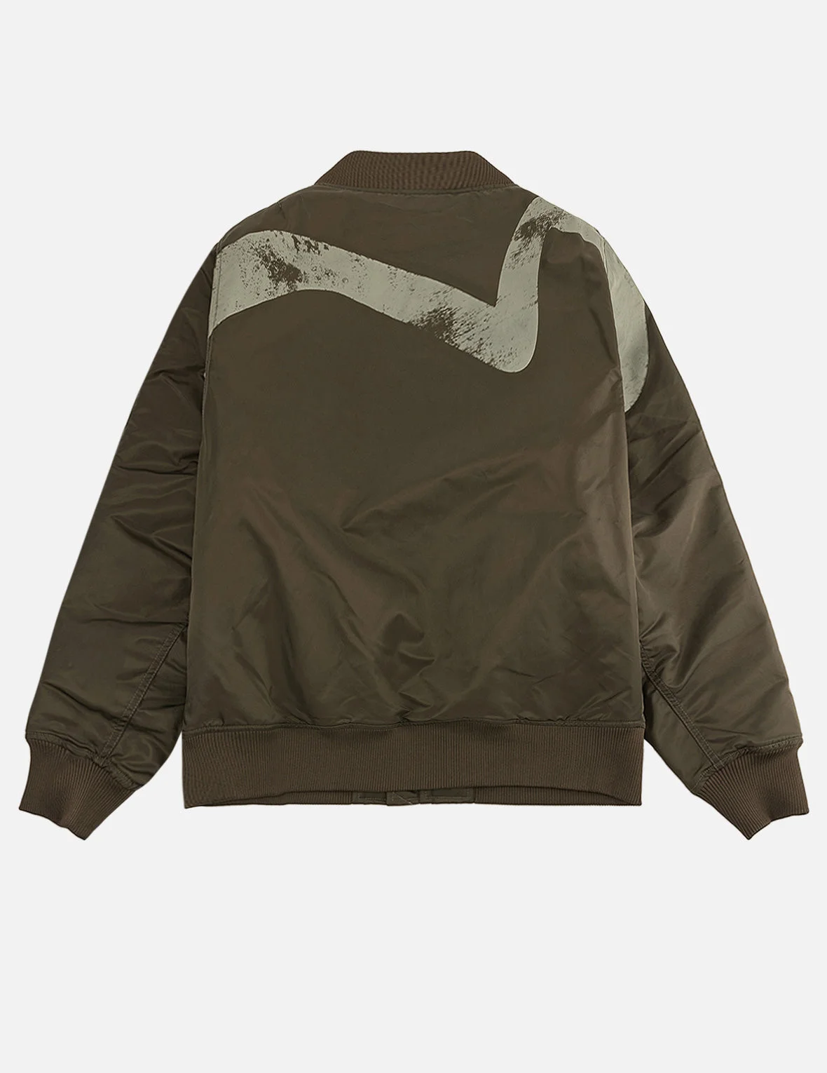 Padded Sun-Faded Daicock Bomber Jacket - 1