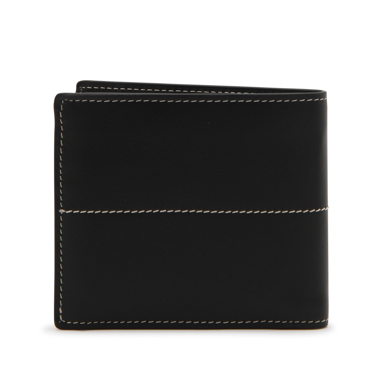 BLACK LEATHER WALLET - 2