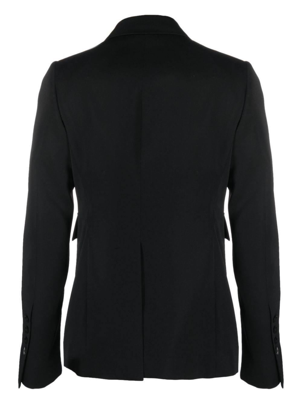 single-breasted long-sleeved blazer - 2