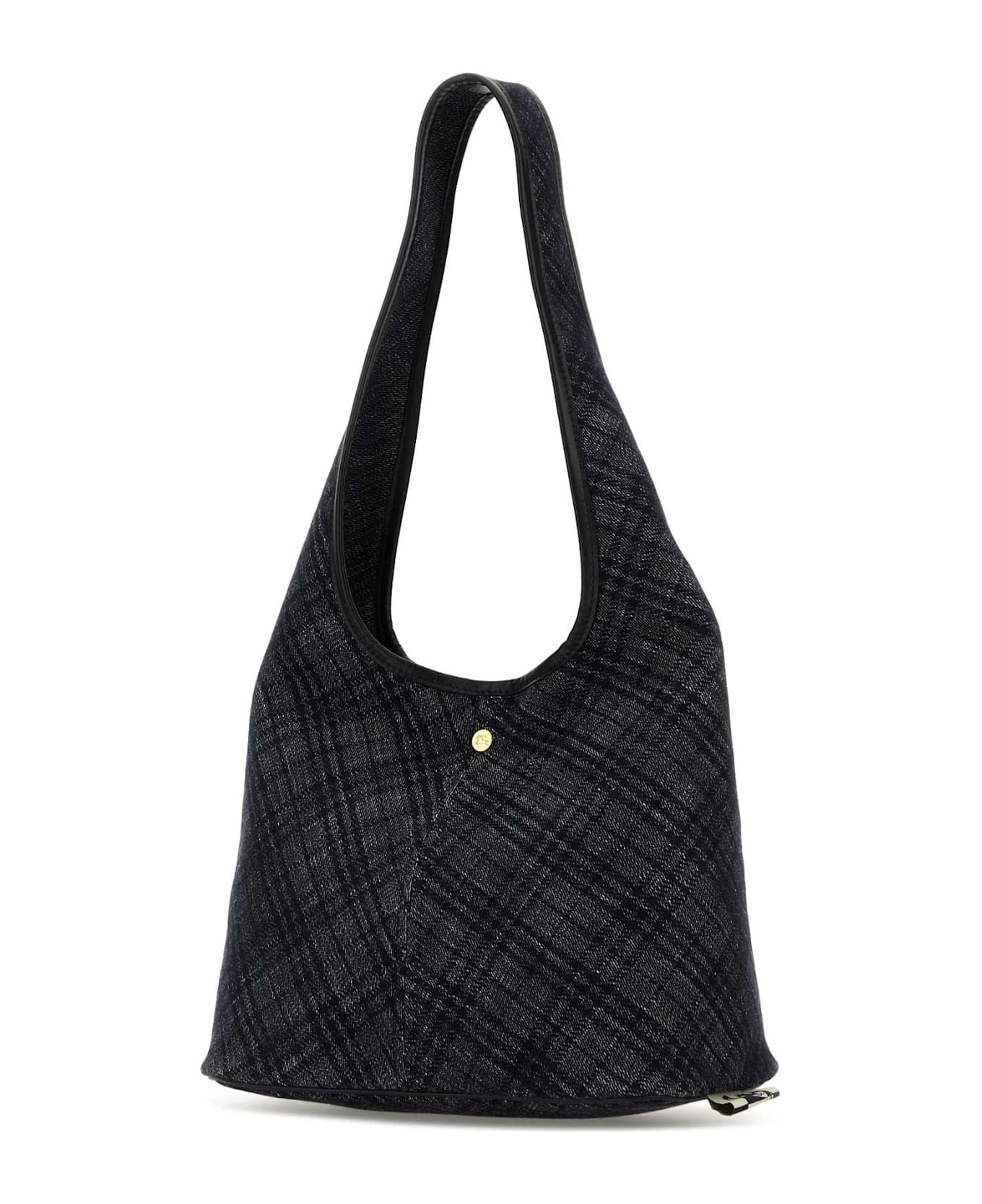 Blue Cotton Mini Bag - 2