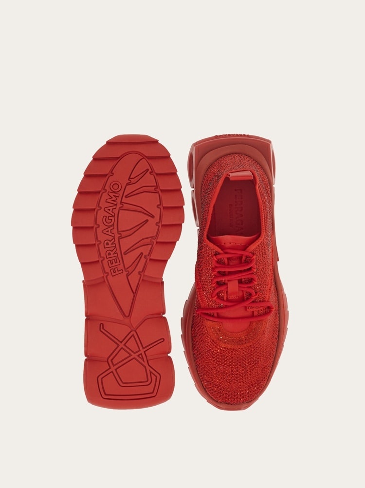 SNEAKER WITH CRYSTALS - 5