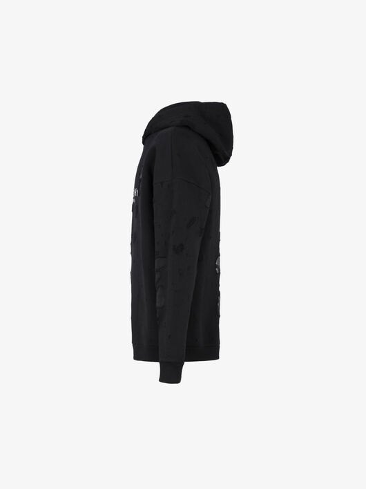 GIVENCHY PARIS DESTROYED HOODIE - 3