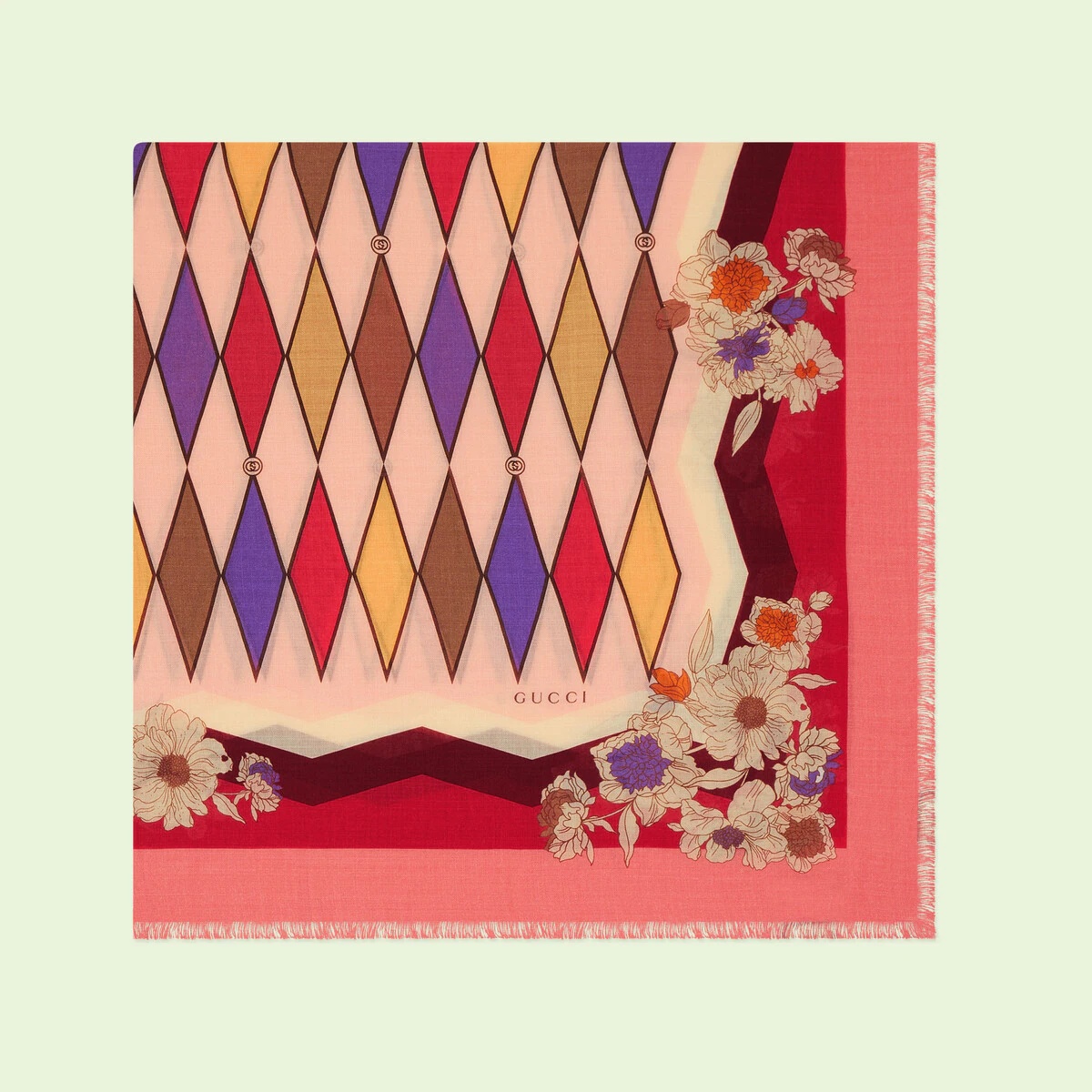 Gucci Lovelight wool shawl - 2