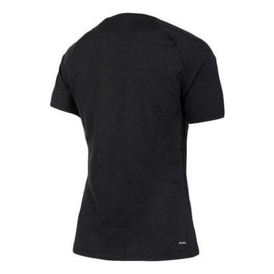 adidas (WMNS) adidas D2M Solid T-Shirt 'Black' BK2688 outlook