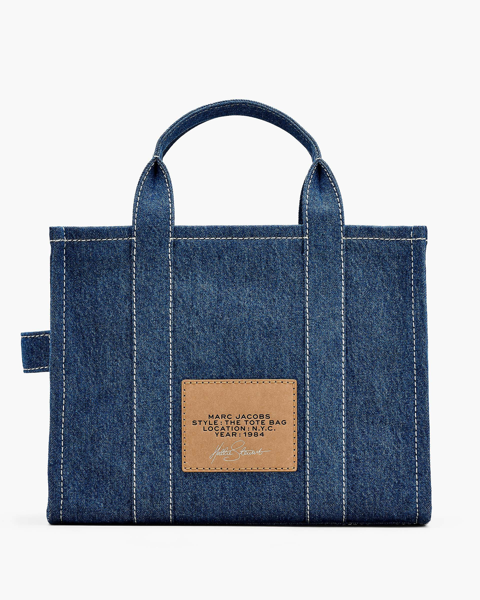 HATTIE STEWART X MARC JACOBS DENIM MEDIUM TOTE BAG - 3