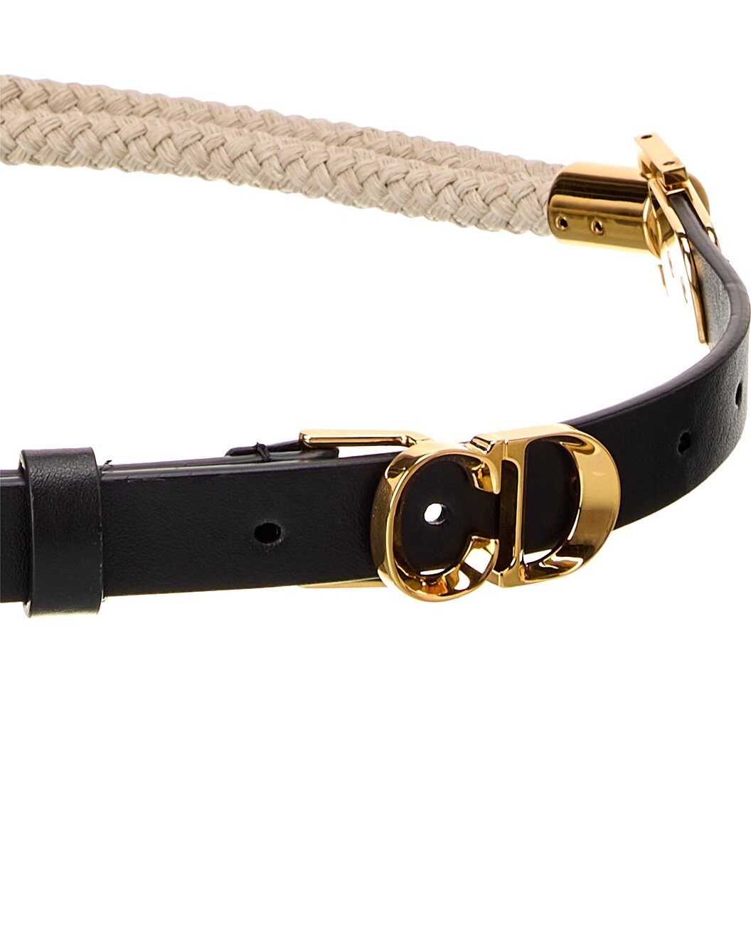 Dior C'Est Rope & Leather Belt - 2