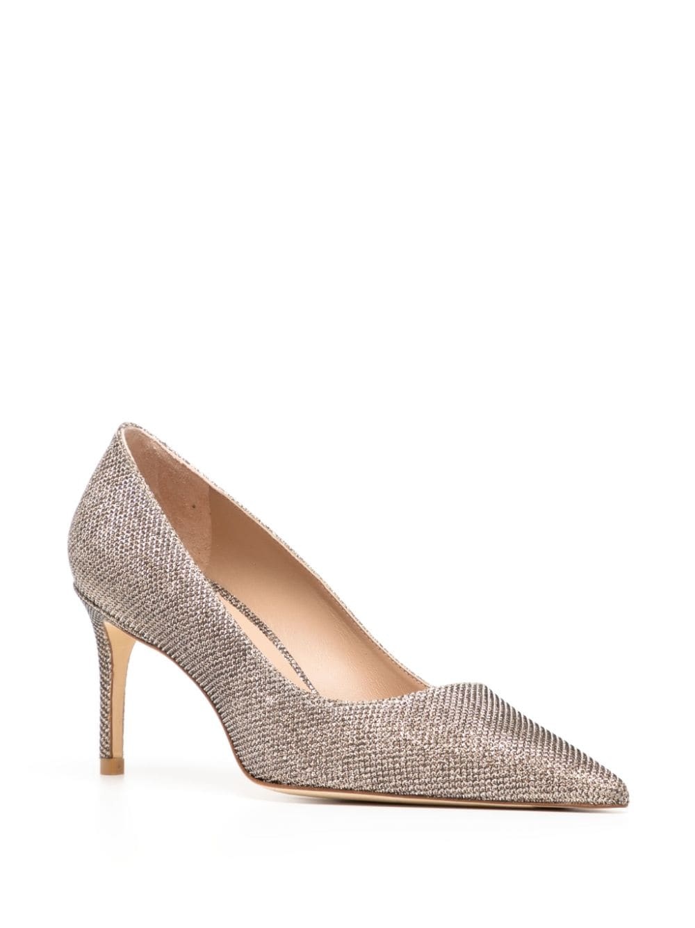 Stuart 50mm glitter pumps - 2