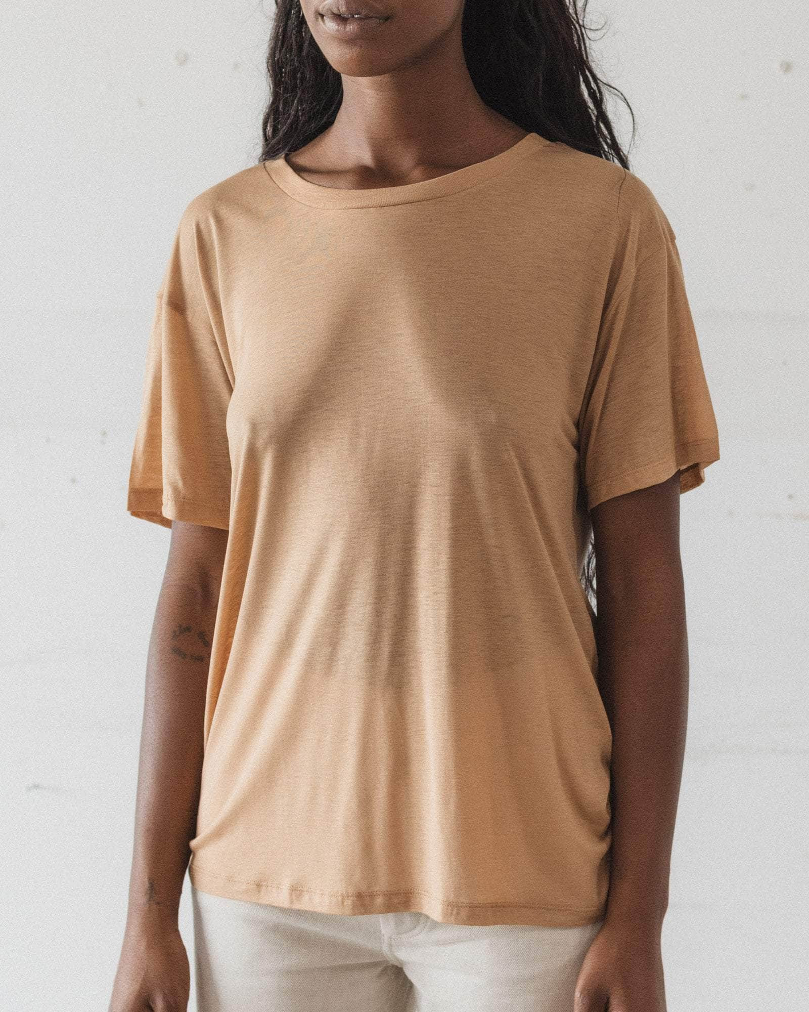 Loose Tee Shirt - Bamboo Lyocell - 4