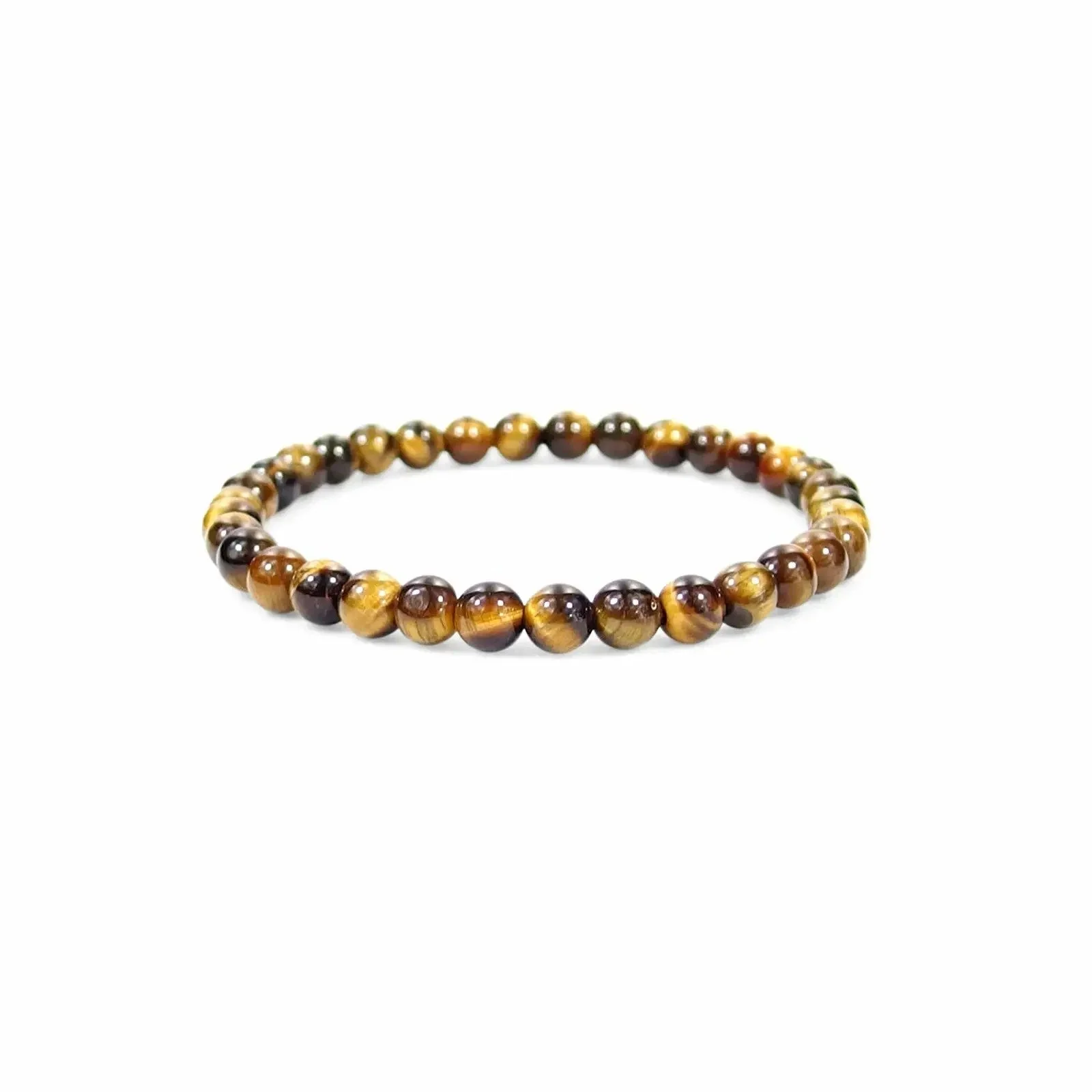 Bracelet - Tiger's Eye 6mm. - 1
