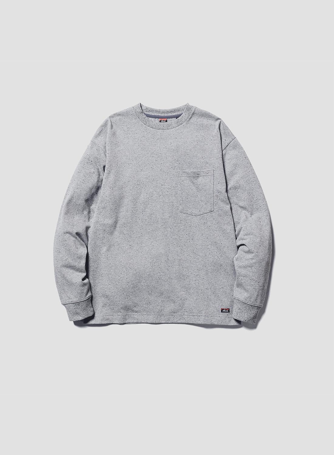 Nanga Eco Hybrid Daily Long Sleeve Tee in Grey - 1