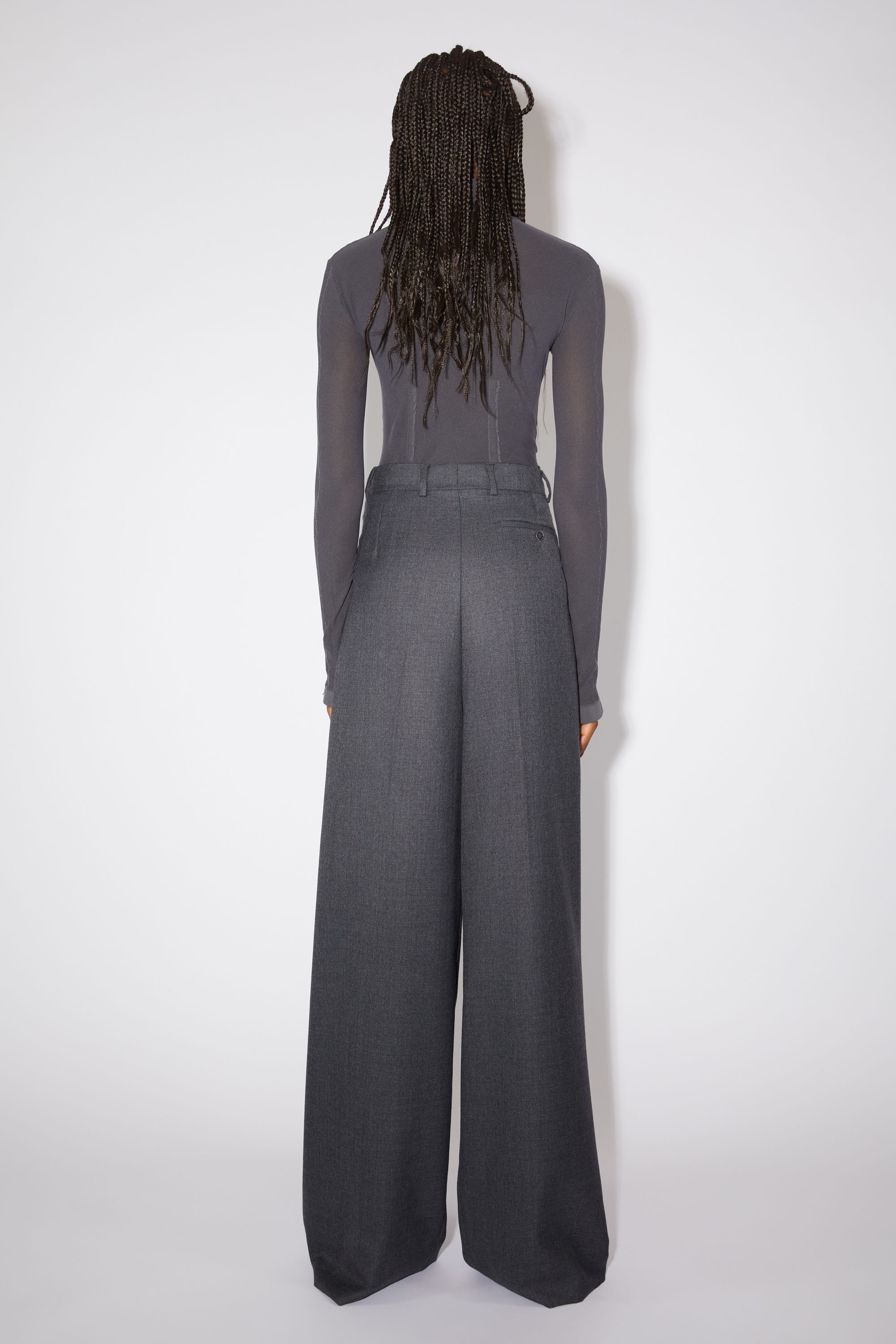 Acne Studios - Tailored wrap trousers - Grey