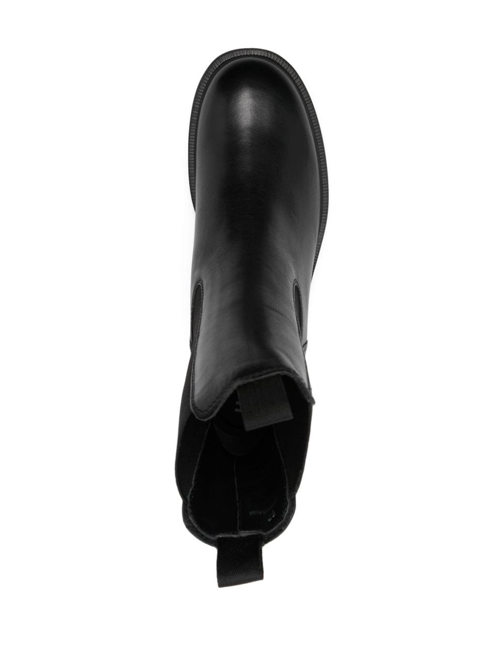 slip-on leather ankle boots - 4