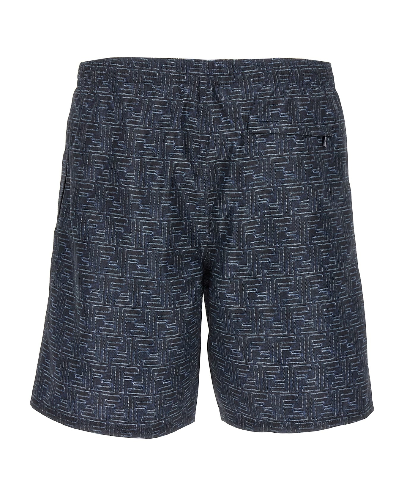Denim Effect Swimsuit - 2