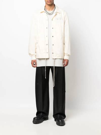 Rick Owens DRKSHDW chest logo-print shirt jacket outlook