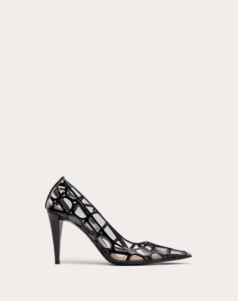 TOILE ICONOGRAPHE PUMP IN POLYMER AND PATENT MATERIAL 90MM - 1