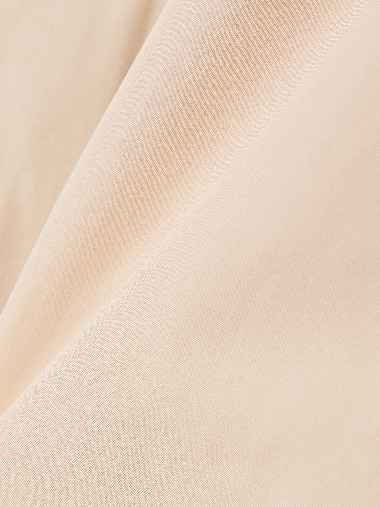 Embroidered organic cotton-poplin shirt Peach - 6
