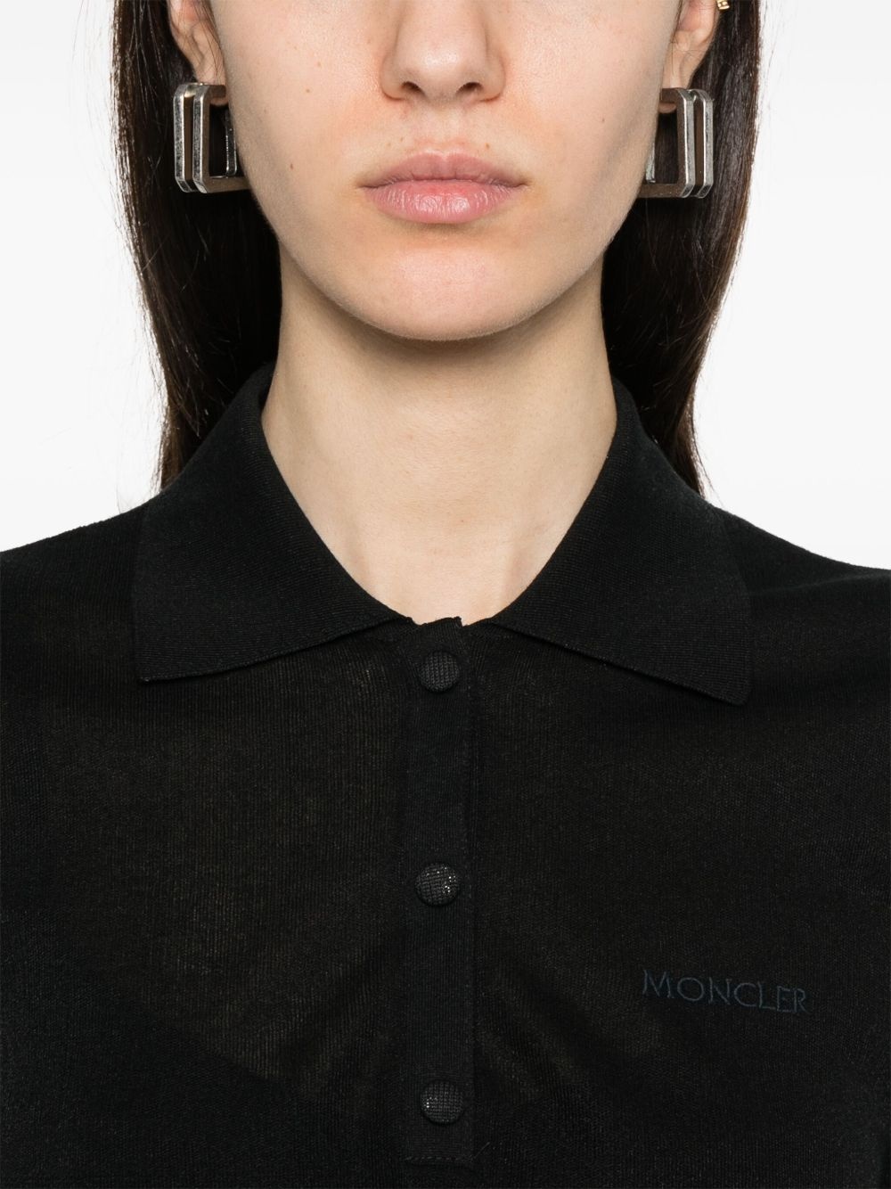 logo-embroidered polo shirt - 5