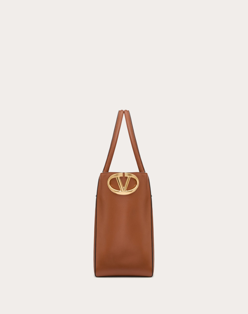 VLOGO SIDE SHOPPING BAG IN NAPPA CALFSKIN 5