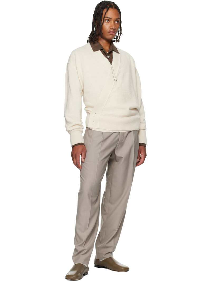 Lemaire Beige Wrap Cardigan outlook