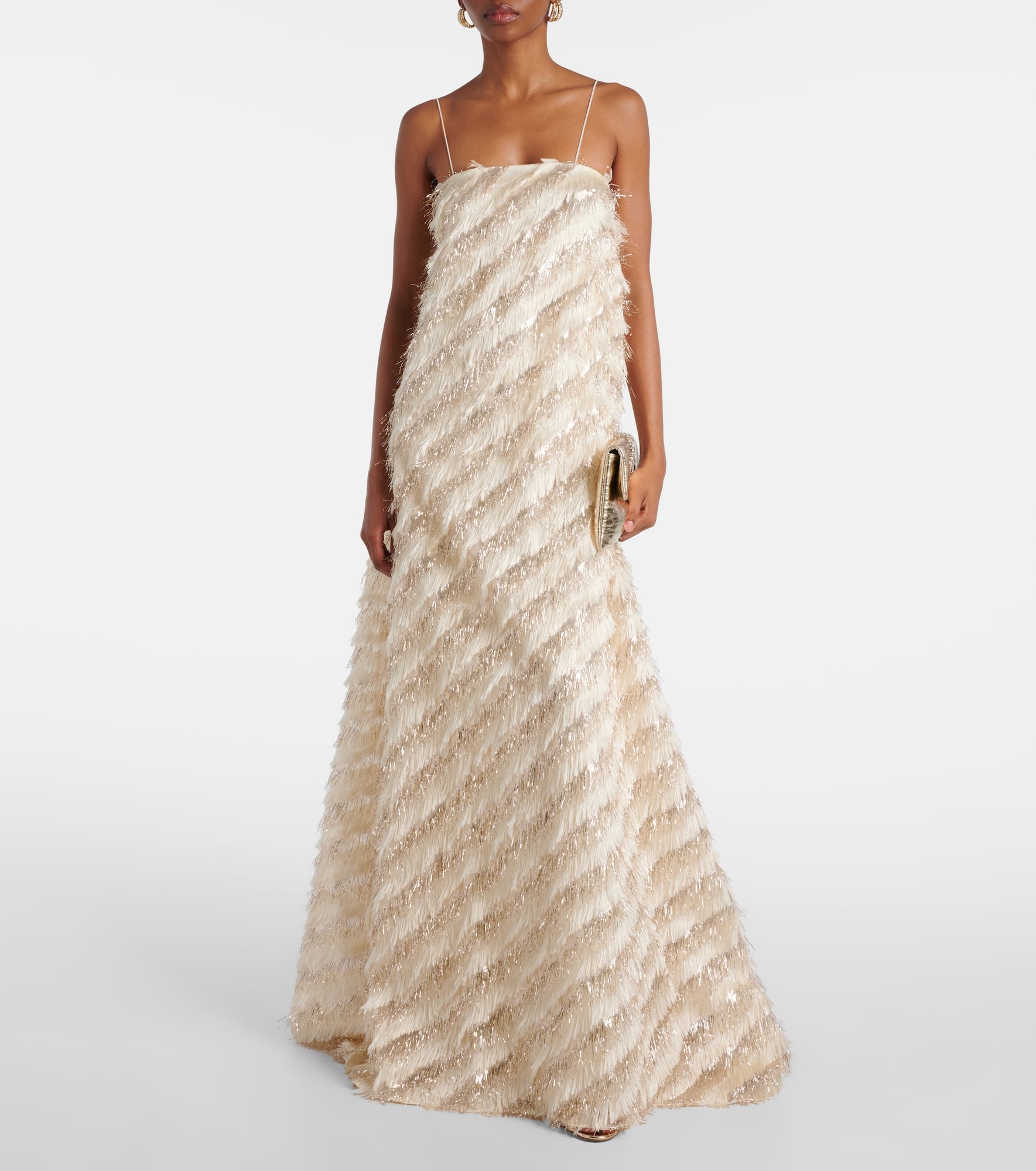 Anguilla fringed jacquard maxi dress - 2