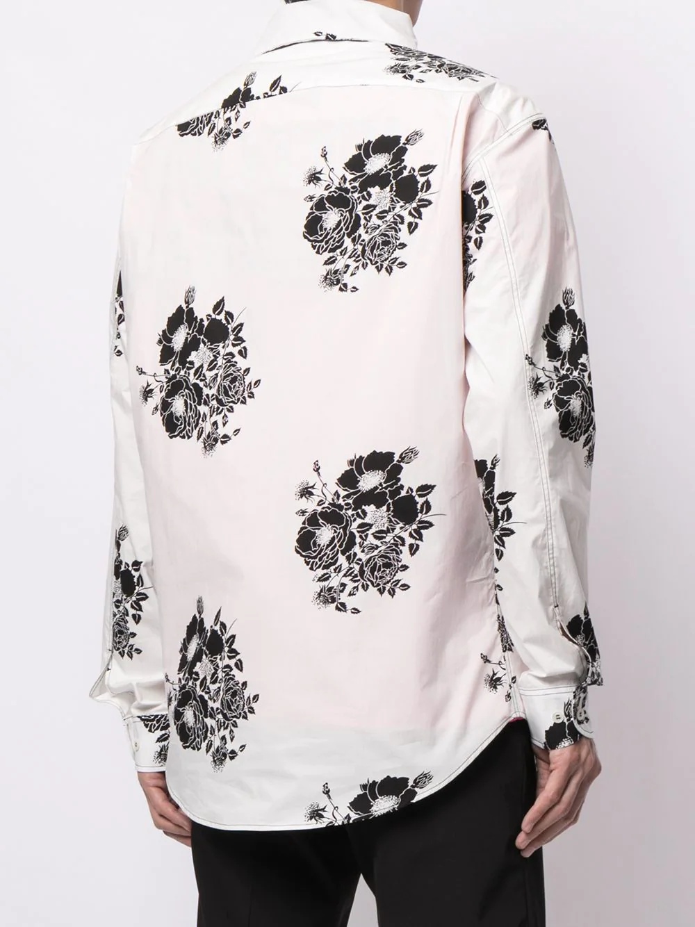 floral-print long-sleeve shirt - 4