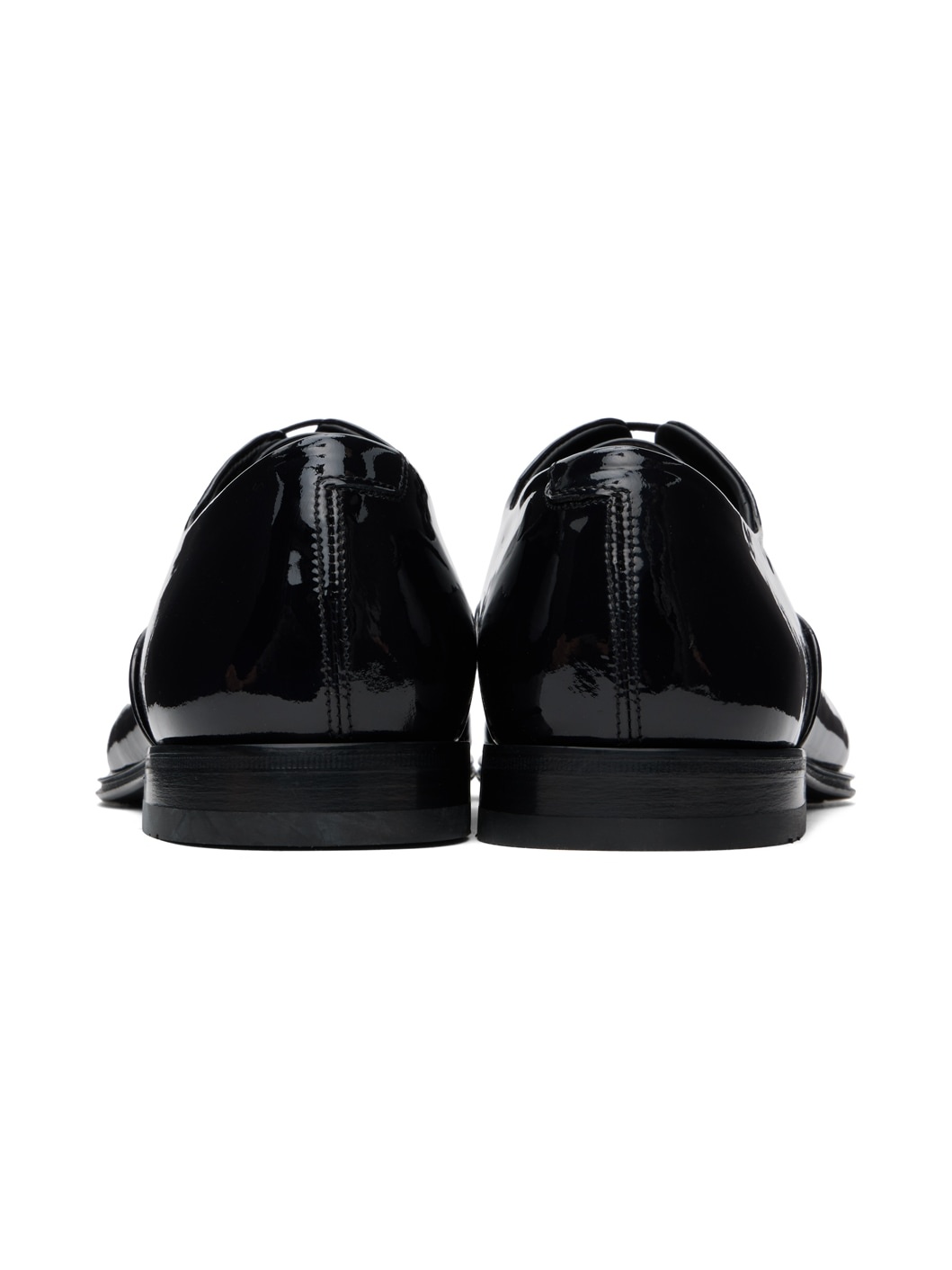 Black Wave Detail Oxfords - 2