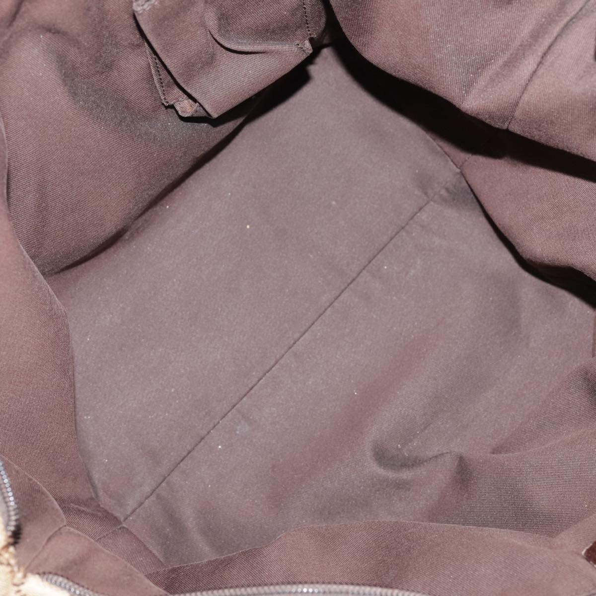 GUCCI GG Canvas Web Sherry Line Tote Bag Beige Silver - 10