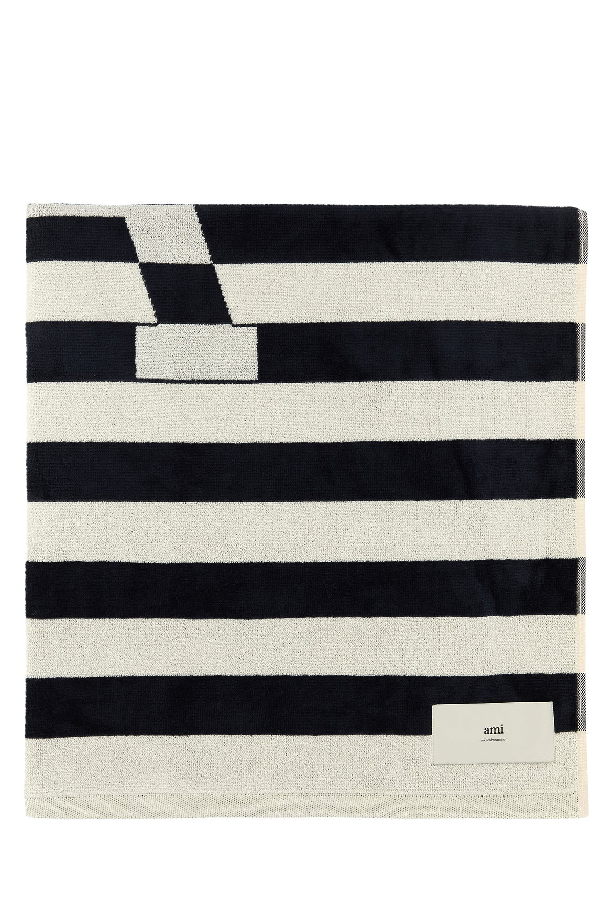 Printed terry fabric beach towel - 1
