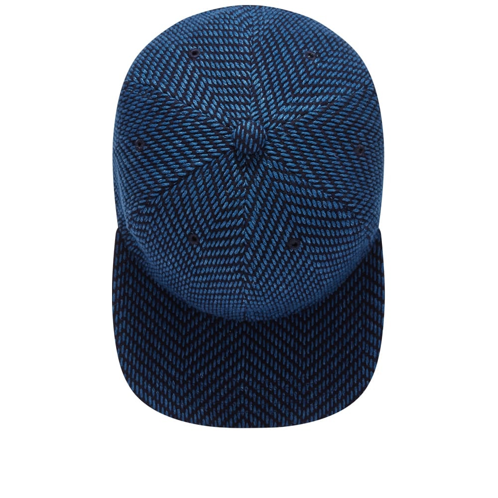 Blue Blue Japan Yamamichi Stitched Sashiko Baseball Cap - 2