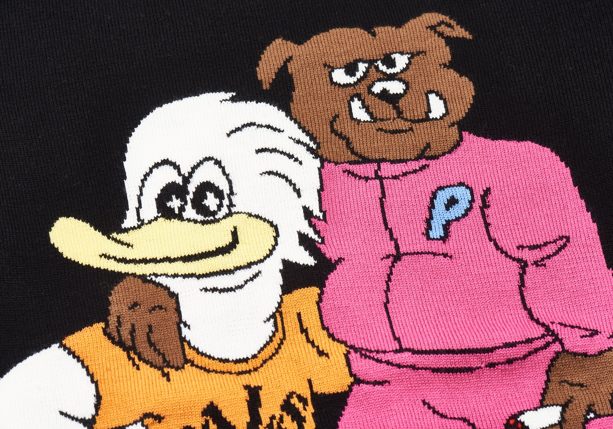 DOG AND DUCK KNIT BLACK - 3