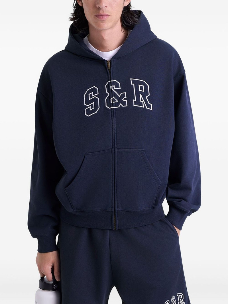 Sporty & Rich zip hoodie outlook