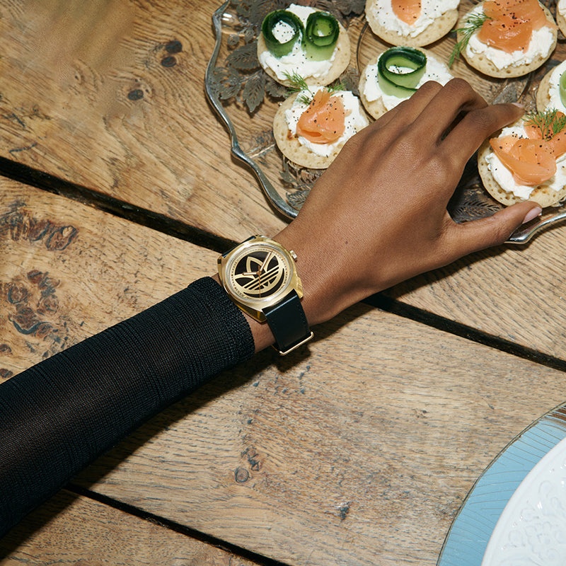 adidas Originals Unisex Fashion Edition Analogue Watch 'Black Gold' AOFH225122I - 2