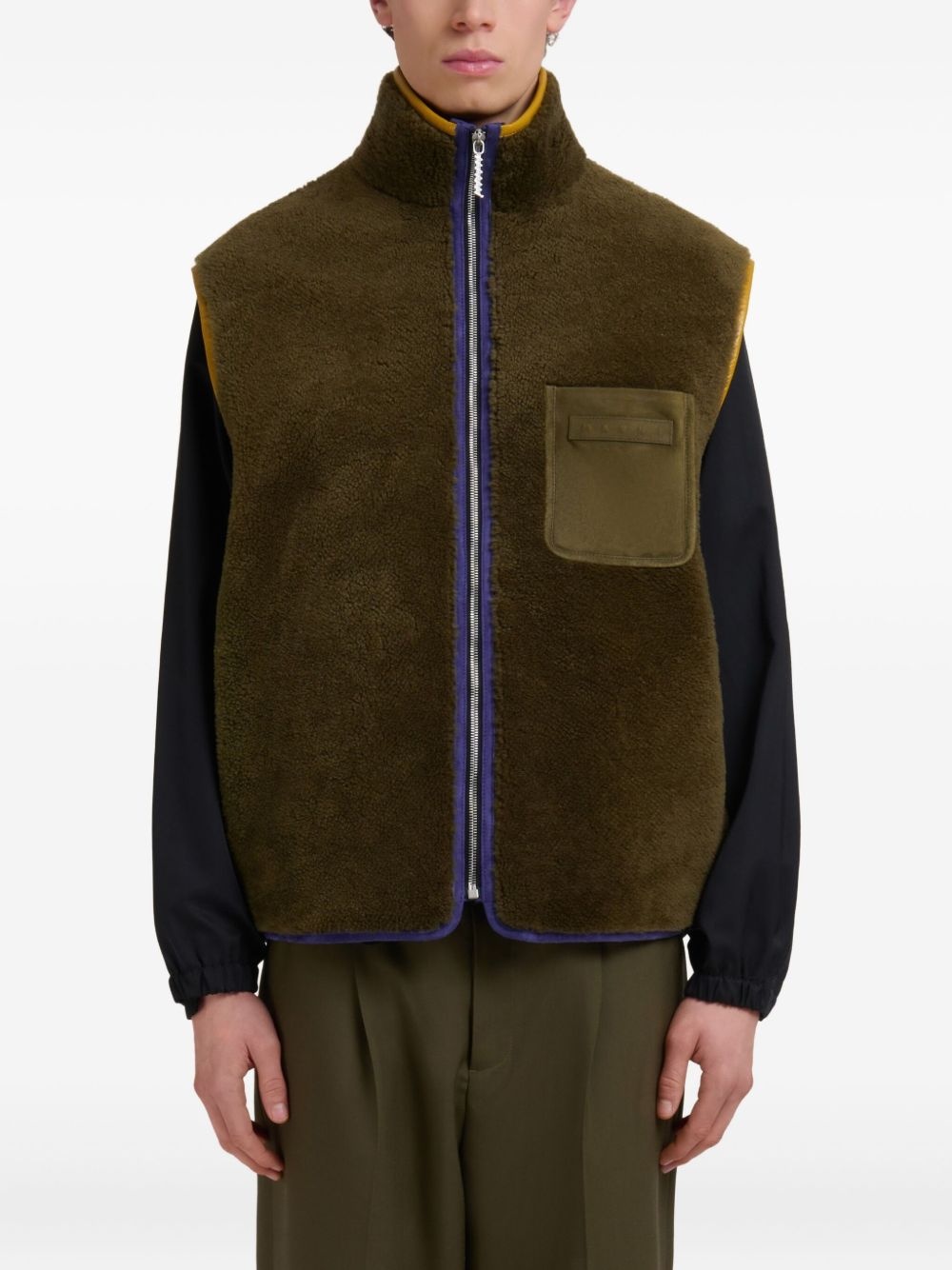 fleece gilet - 2