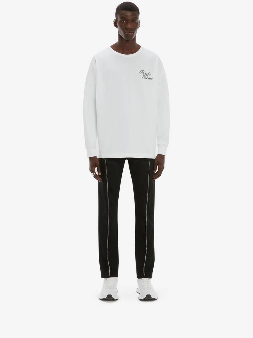 Blake Illustration T-shirt in Black/ivory - 2