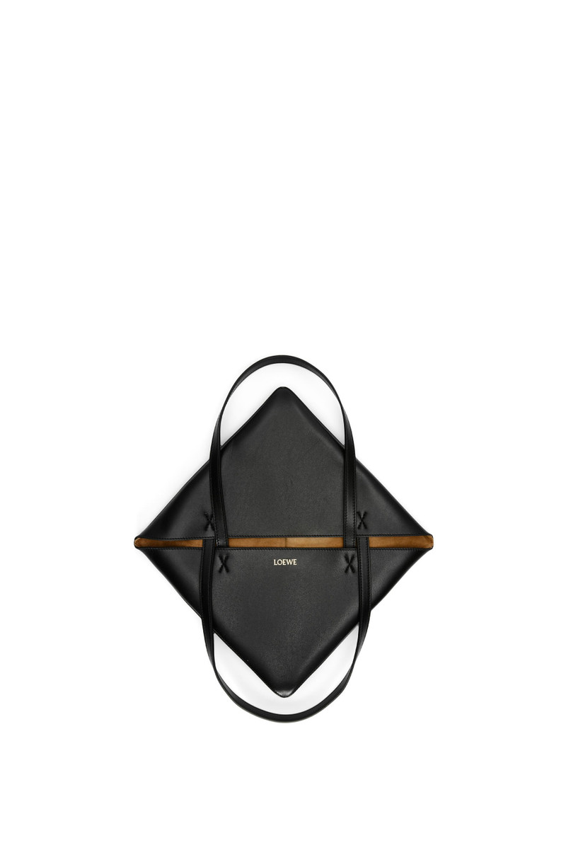Puzzle Fold Tote in shiny calfskin 7