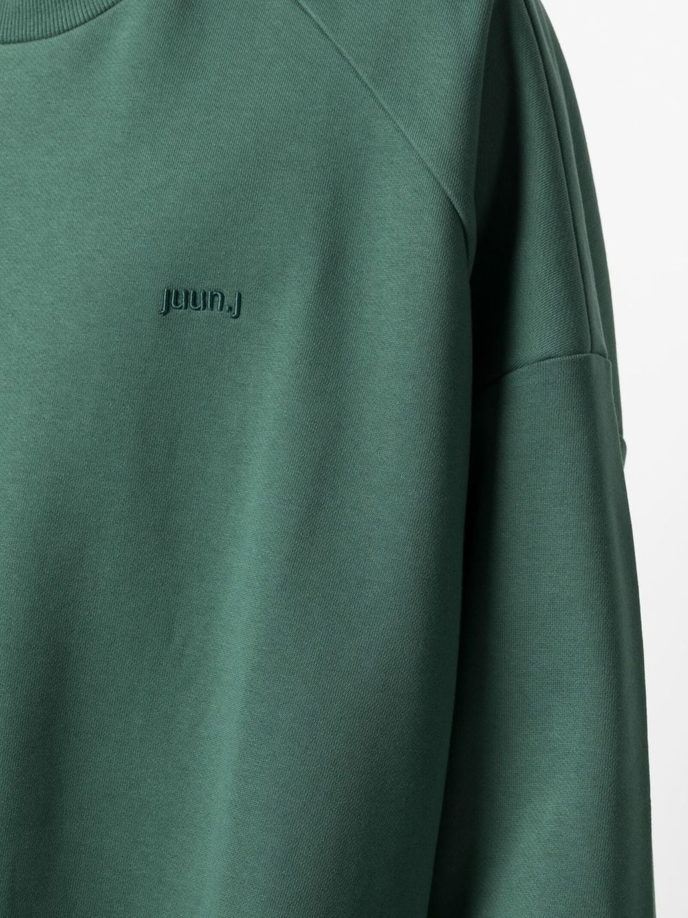 embroidered-logo crew-neck sweatshirt - 5