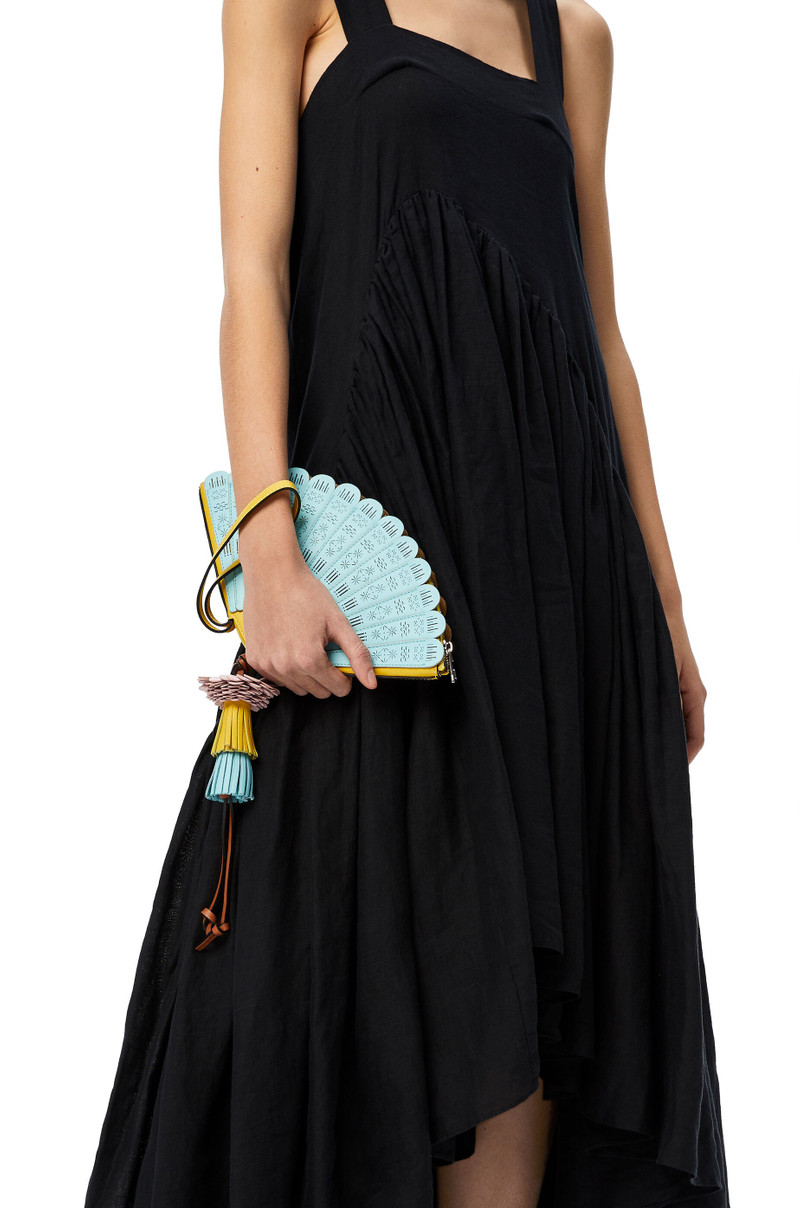 Loewe Fan Clutch bag in classic calfskin outlook