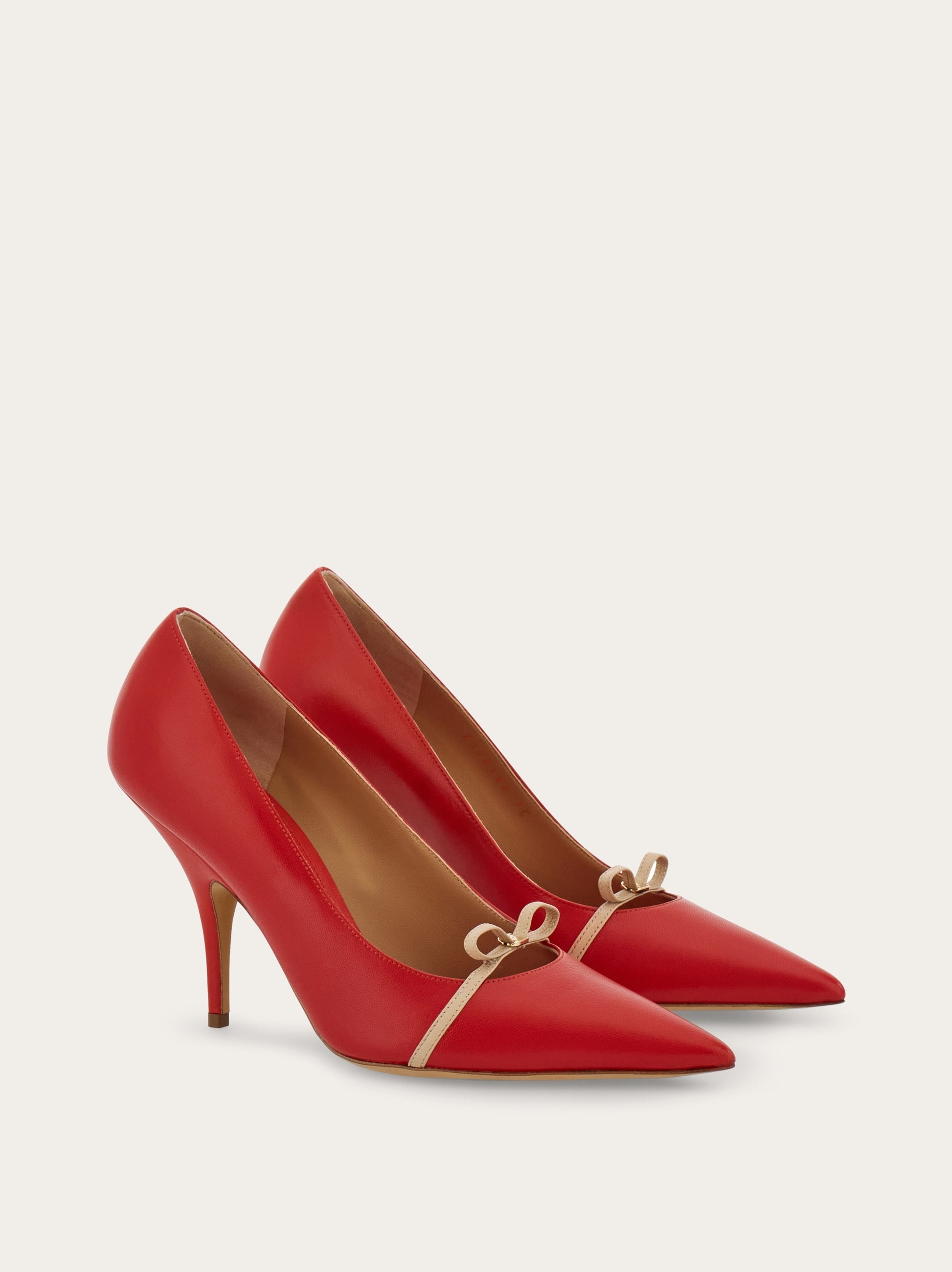 Mini bow mid heel pump - 4