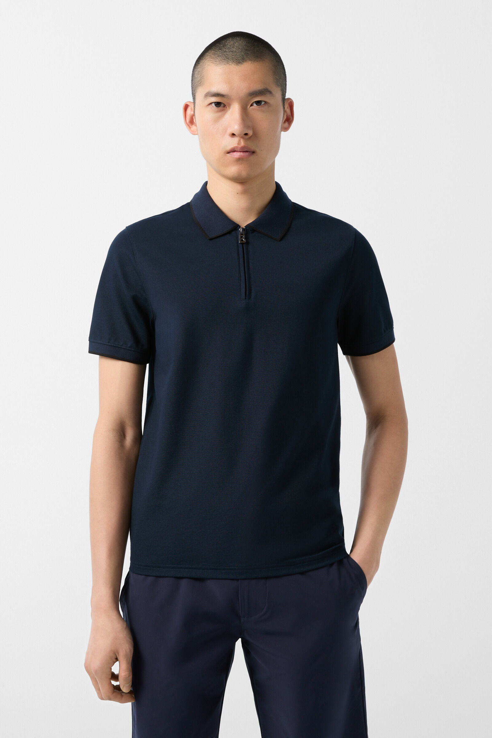 Timo polo shirt in Navy blue - 2