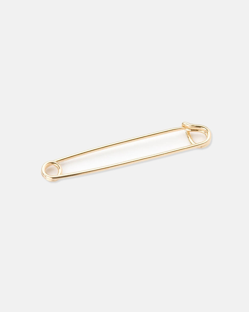 GOLD FINISH COLLAR PIN - 2.5" 1